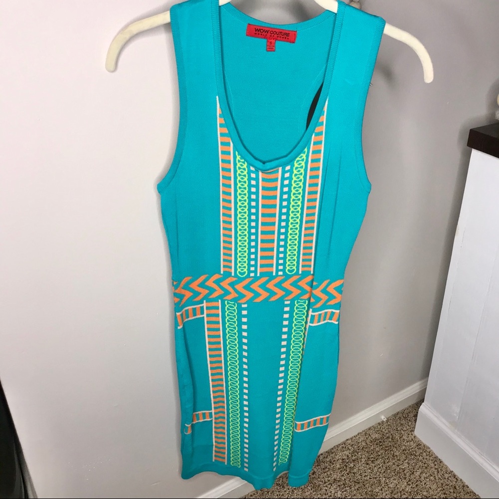 Aztec sweater dress